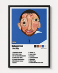 Mac Miller Balloonerism Tracklist Poster | Unframed Bedroom Wall Art