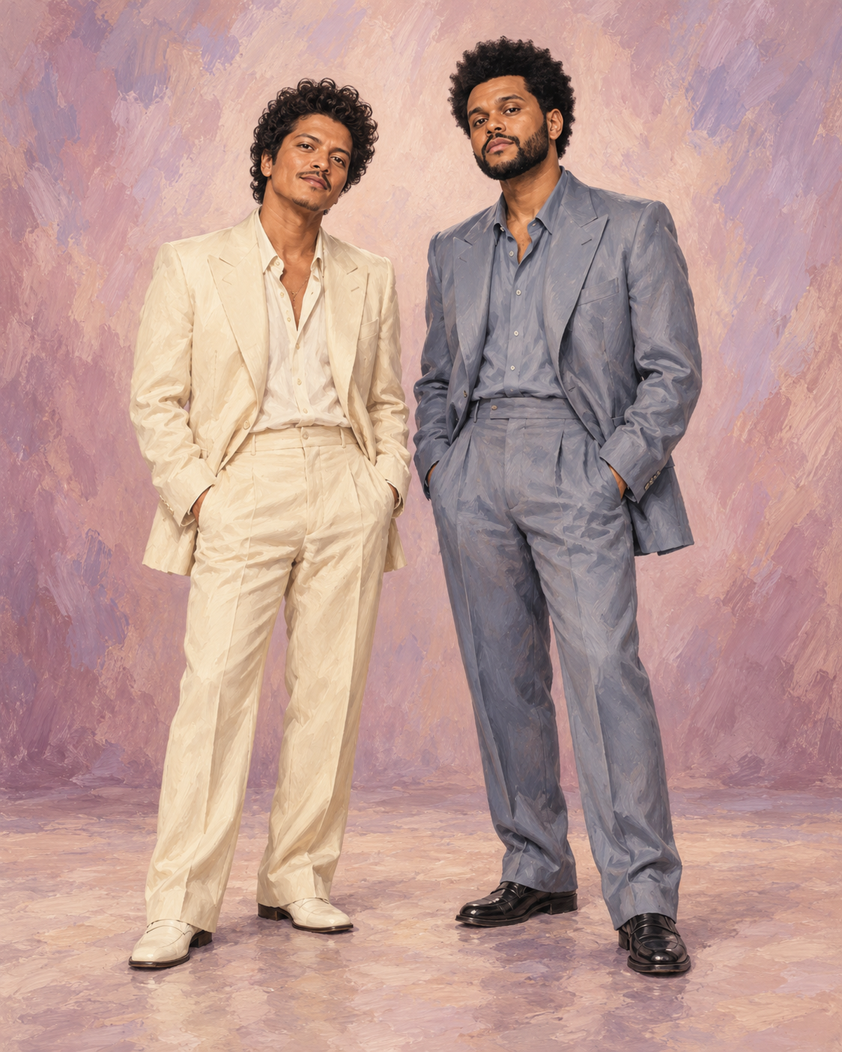 Pop music posters – Bruno Mars and The Weeknd