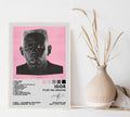 Tyler, The Creator IGOR Era Pink Tracklist Art Poster poster wall art print room decor
