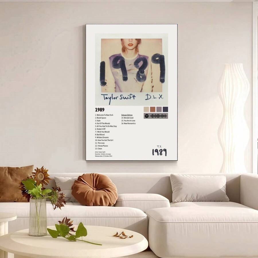 Taylor Swift Kanye West Dark Twisted Fantasy   Wall Art Print album cover poster print wall art decor