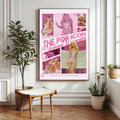 Sabrina Carpenter Pop Icon Collage Poster | Unframed Bedroom Wall Art