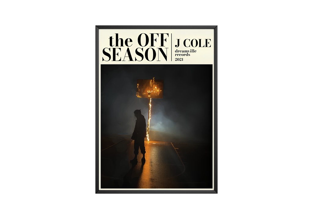 J. Cole - The Off Season Highlight album cover poster print wall art decor