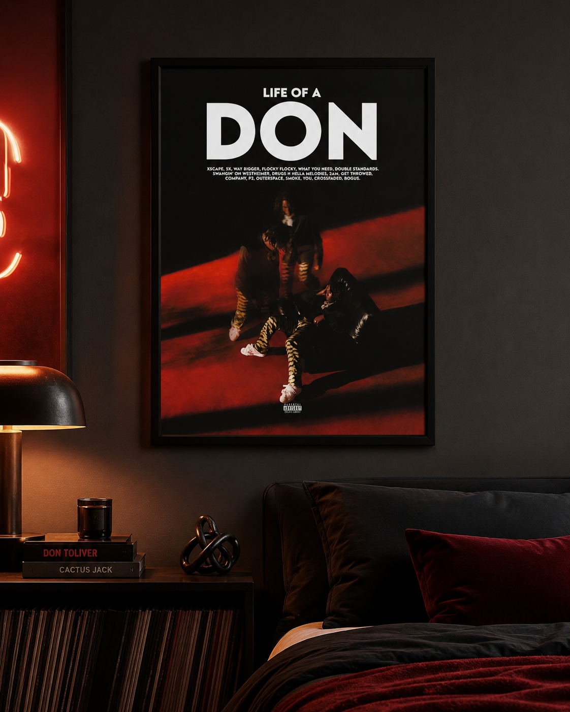 Don Toliver Life of a Don Album | Unframed Bedroom album cover poster print wall art decor