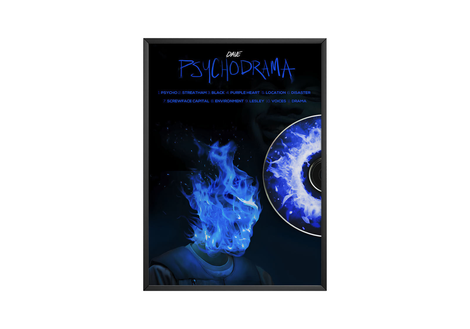 Dave - PSYCHODRAMA album cover poster print wall art decor