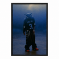 Playboi Carti Blue Dark Portrait Poster | Unframed Bedroom Wall Art