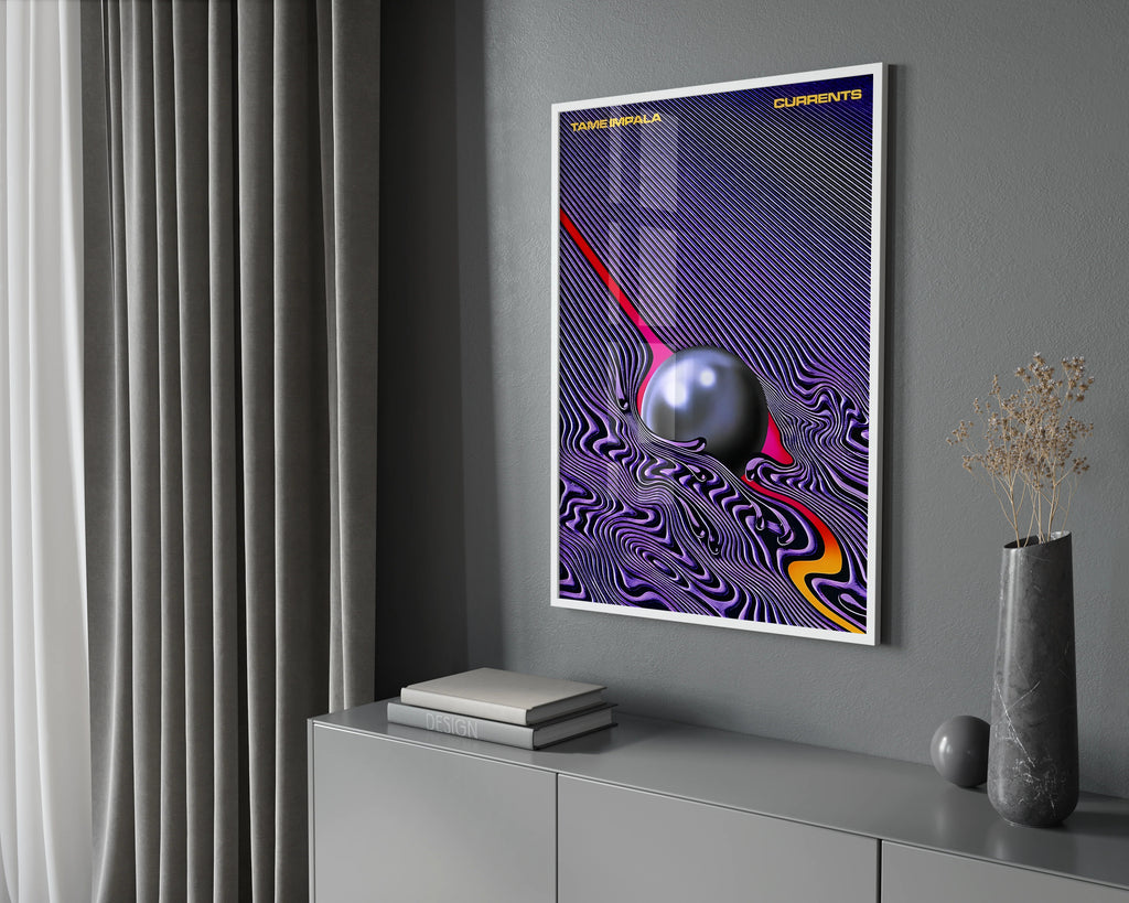 Tame Impala Currents  | Unframed Bedroom Wall Art album cover poster print wall art decor