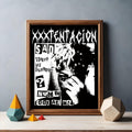 XXXTENTACION SAD! & NUMB Grunge Collage Poster poster wall art print room decor