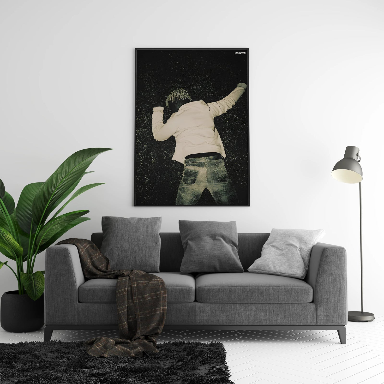 Ken Carson Portrait | Unframed Bedroom album cover poster print wall art decor