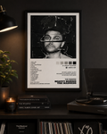 The Weeknd Beauty Behind the Madness Tracklist Wall Art Print - Premium Canvas Poster, Music Album Decor poster wall art print room decor