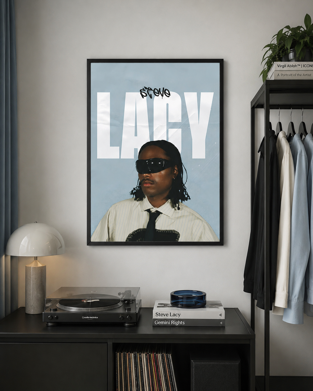 Steve Lacy Portrait  | Unframed Bedroom Wall Art album cover poster print wall art decor