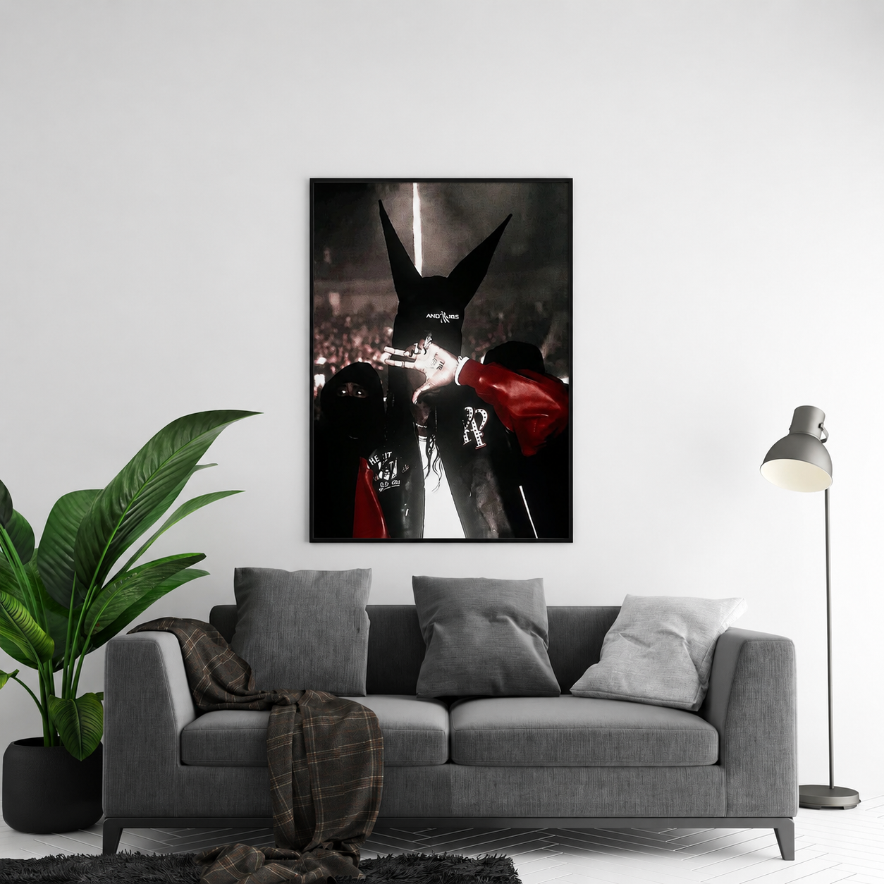 Playboi Carti Masked Performance | Unframed Bedroom album cover poster print wall art decor