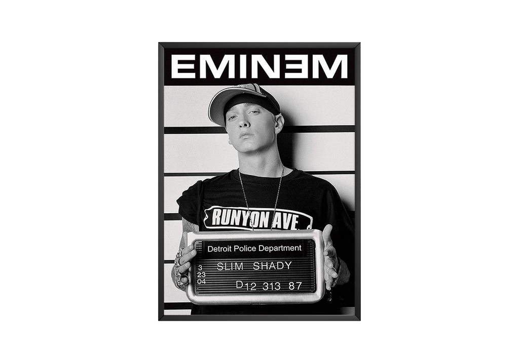 Eminem Slim Shady album cover poster print wall art decor