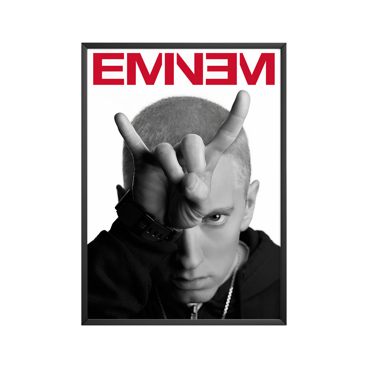 Eminem Red Devil Portrait Poster | lxzart