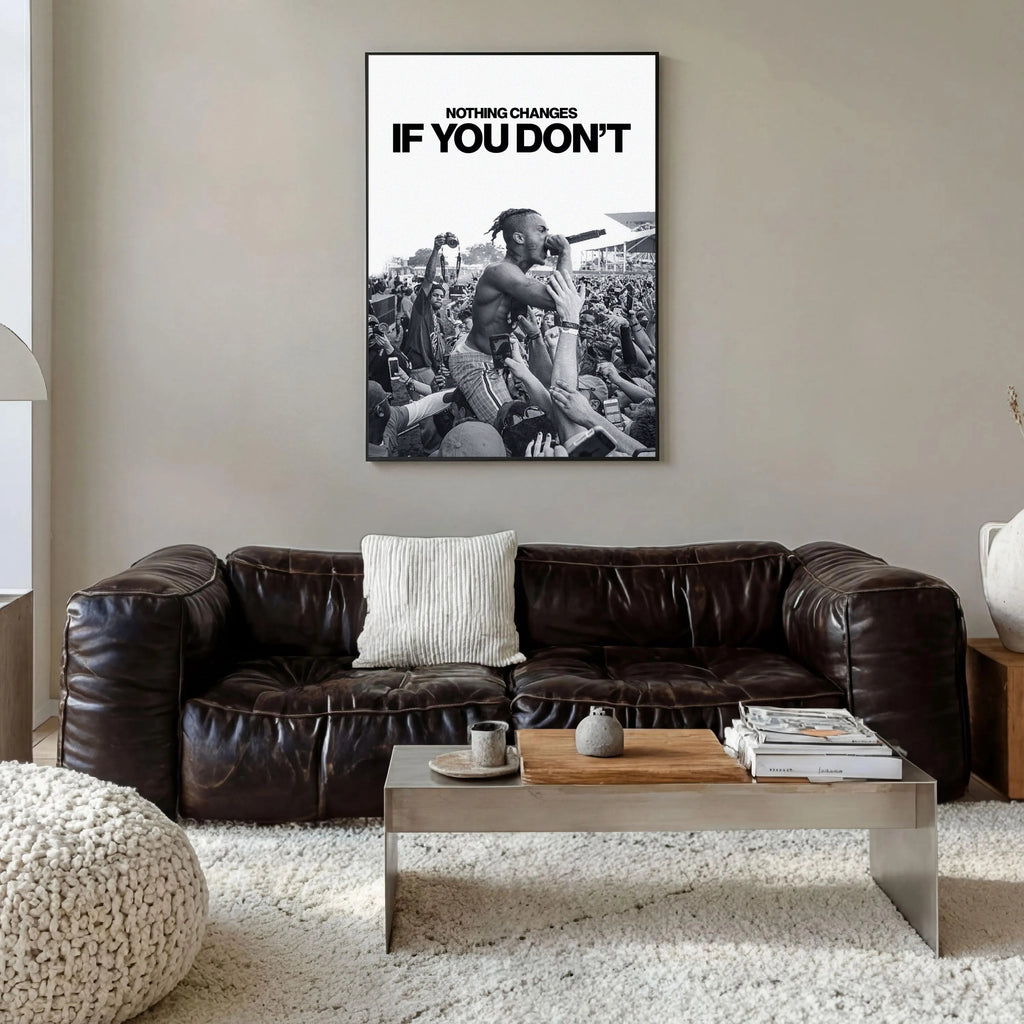 XXXTentacion XXXTENTACION Nothing Changes If You Dont Concert album cover poster print wall art decor