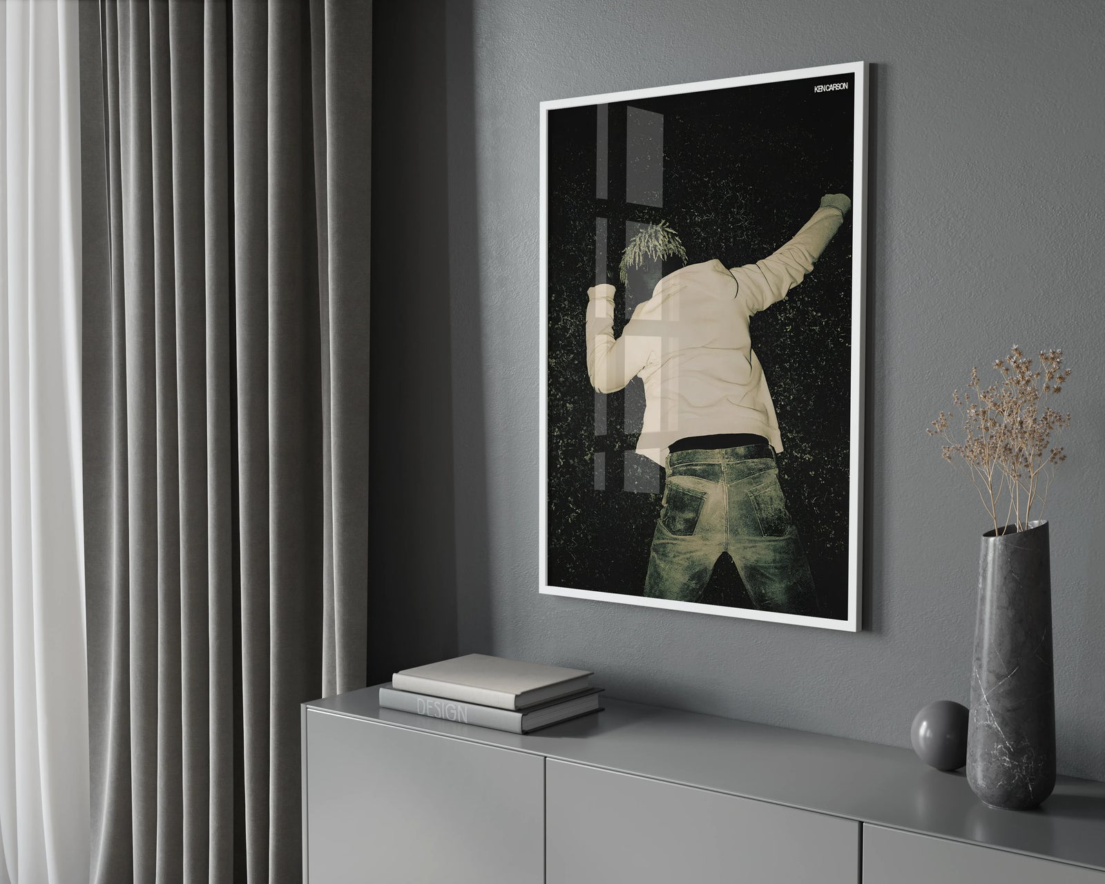 Ken Carson Portrait | Unframed Bedroom album cover poster print wall art decor