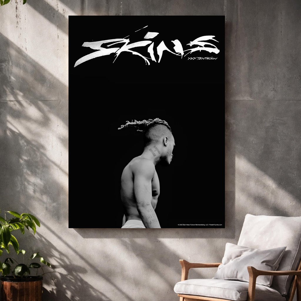 XXXTentacion XXXTENTACION SKINS  Cover Art album cover poster print wall art decor