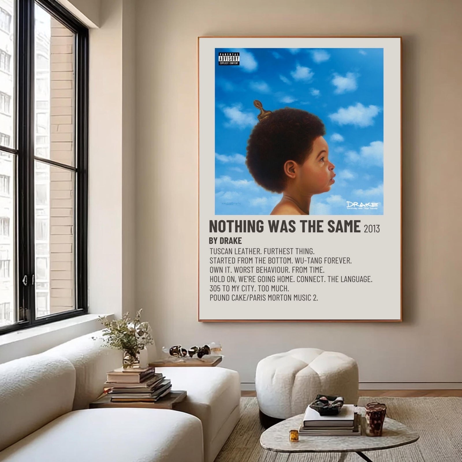 Drake Nothing Was The Same Childhood Portrait Art album cover poster print wall art decor