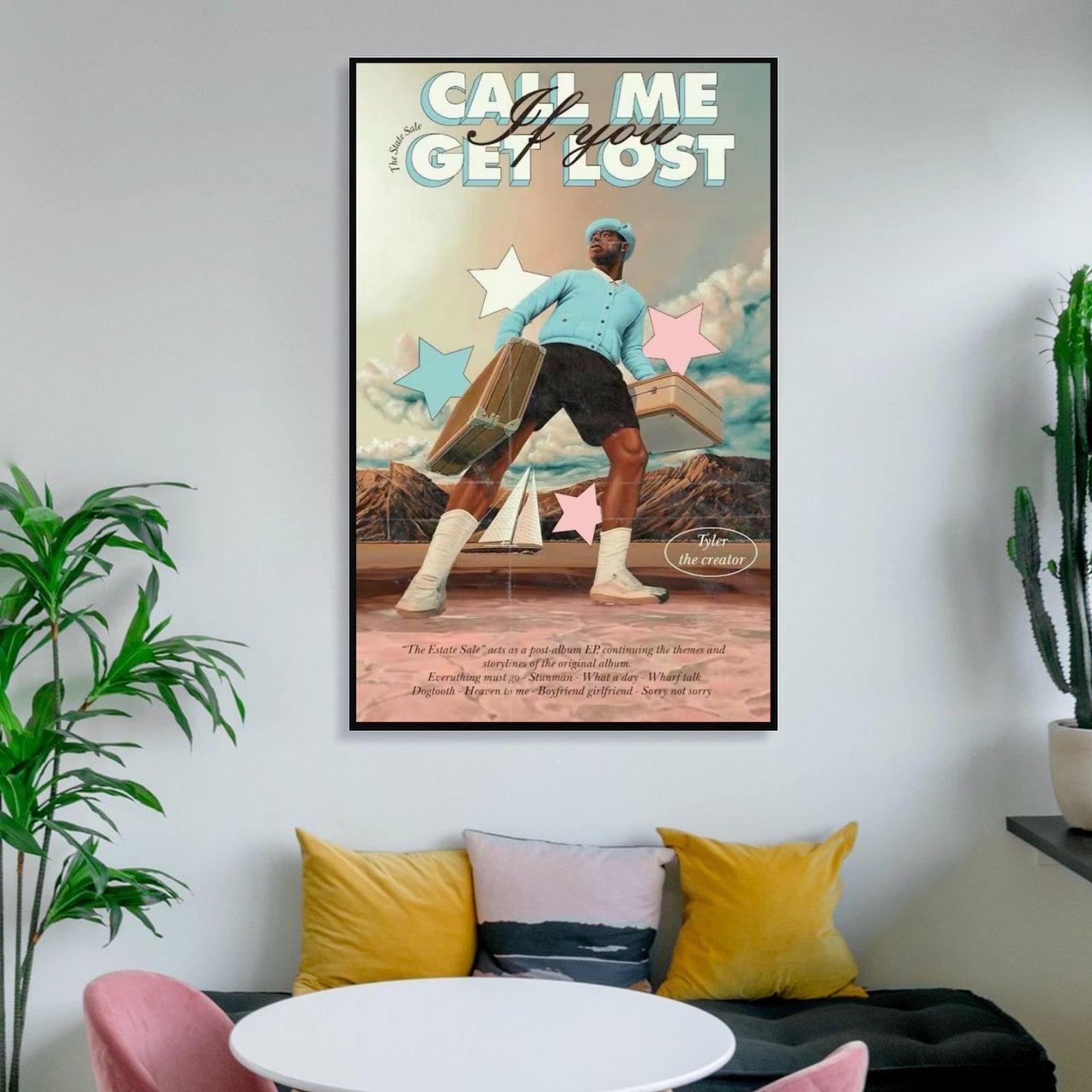 Tyler, The Creator Call Me If You Get Lost Star Landscape album cover poster print wall art decor