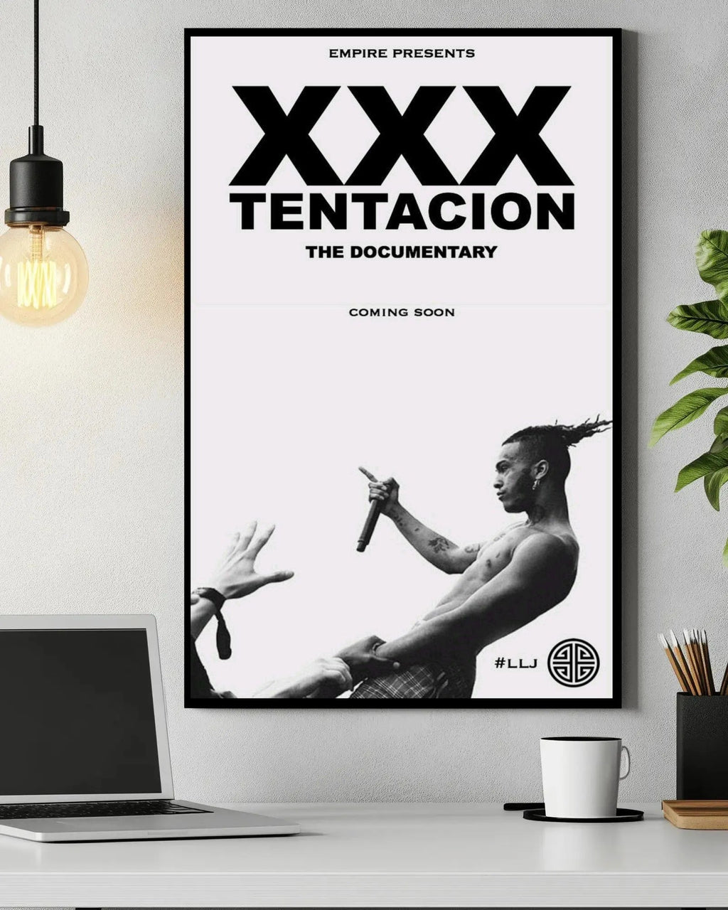 XXXTentacion XXXTENTACION The Documentary Minimalist Tribute album cover poster print wall art decor