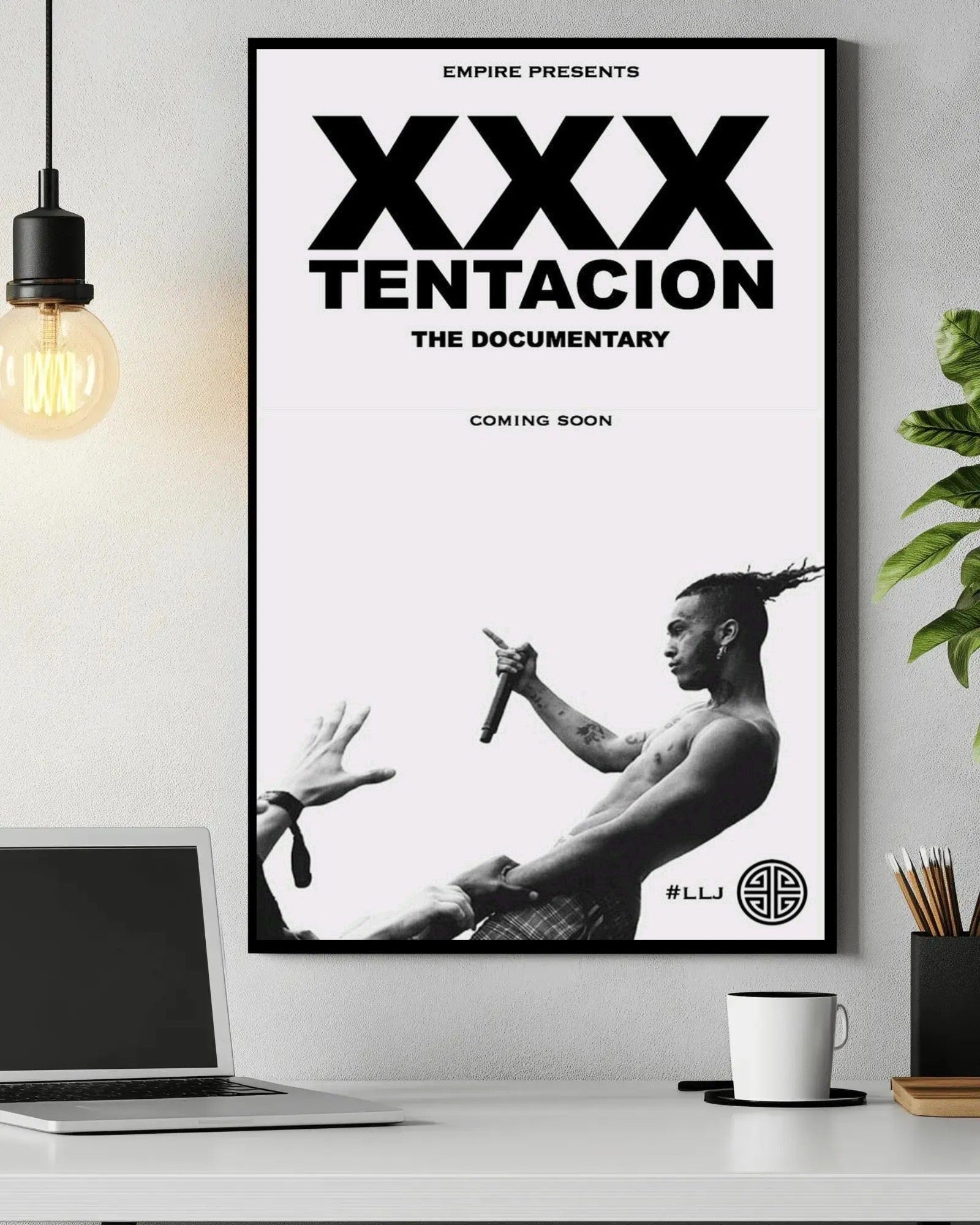 XXXTentacion XXXTENTACION The Documentary Minimalist Tribute album cover poster print wall art decor