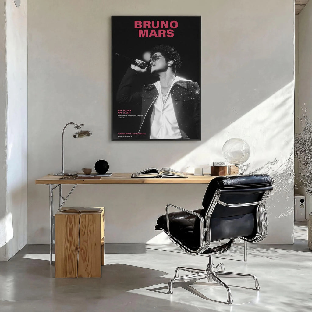 Bruno Mars Thailand Concert  Wall Art album cover poster print wall art decor