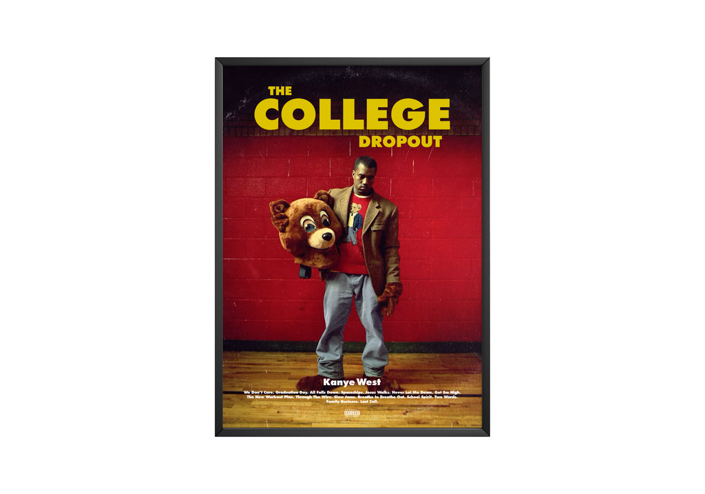 Kanye West The College Dropout   | Unframed Bedroom Wall Art album cover poster print wall art decor