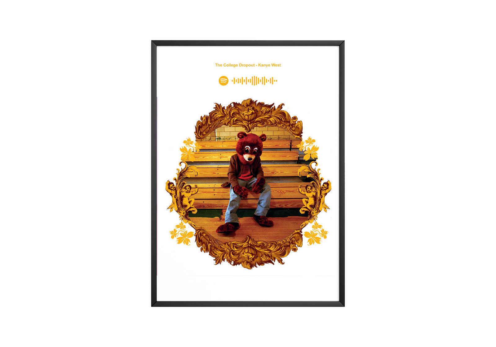 Kanye West The College Dropout  | Unframed Bedroom album cover poster print wall art decor