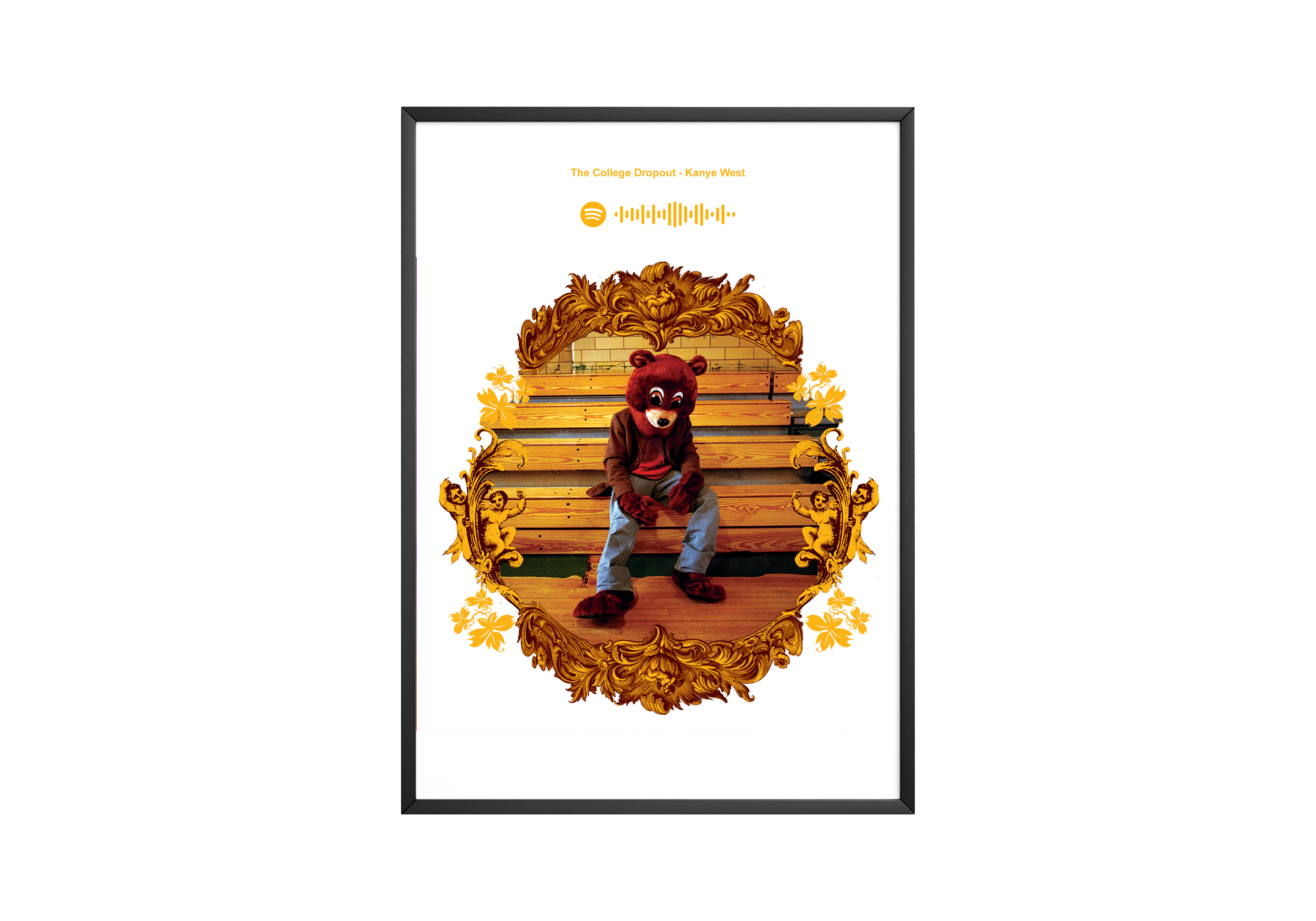 Kanye West The College Dropout Spotify poster wall art print room decor