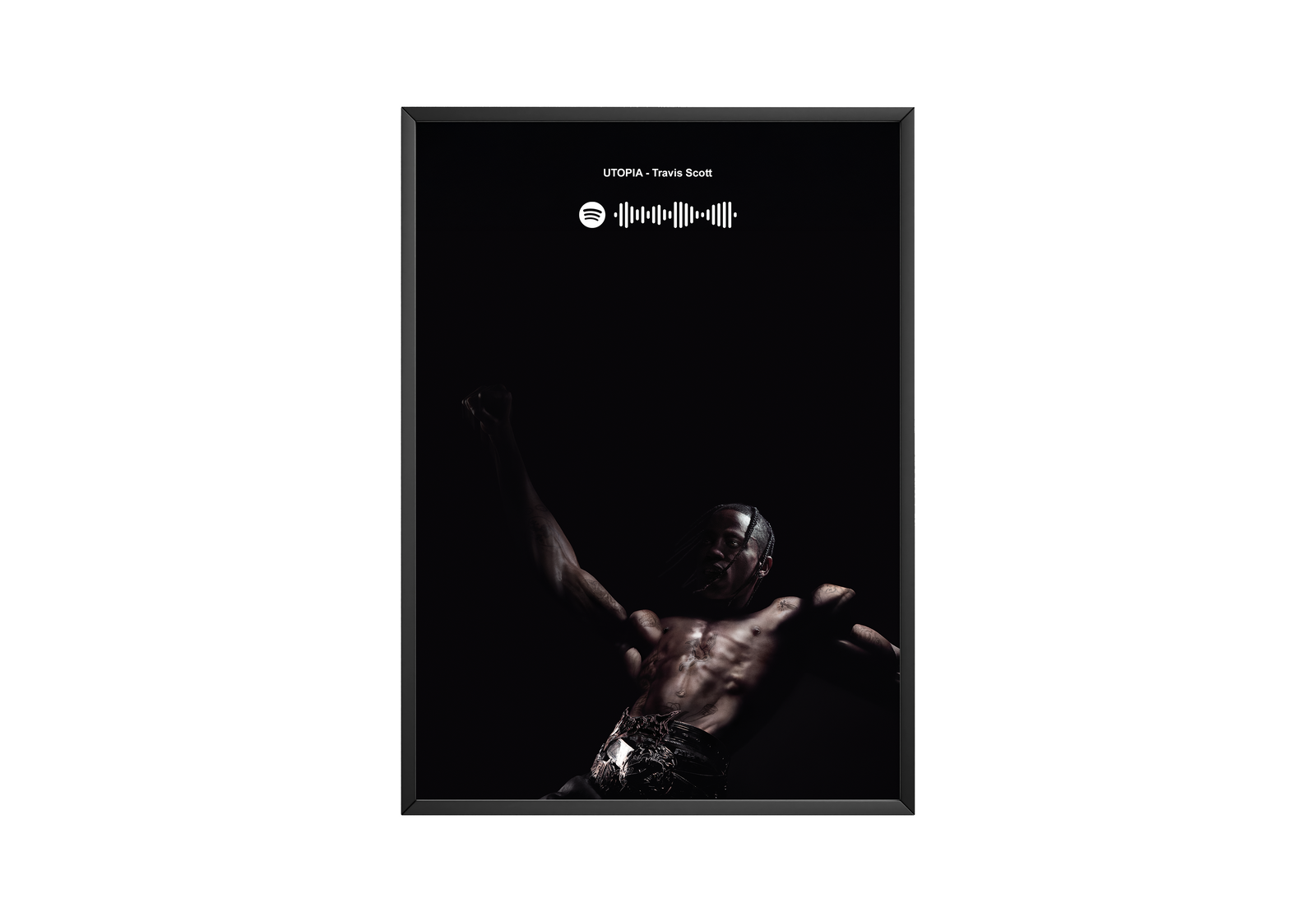 Travis Scott Utopia Portrait  | Unframed Bedroom album cover poster print wall art decor