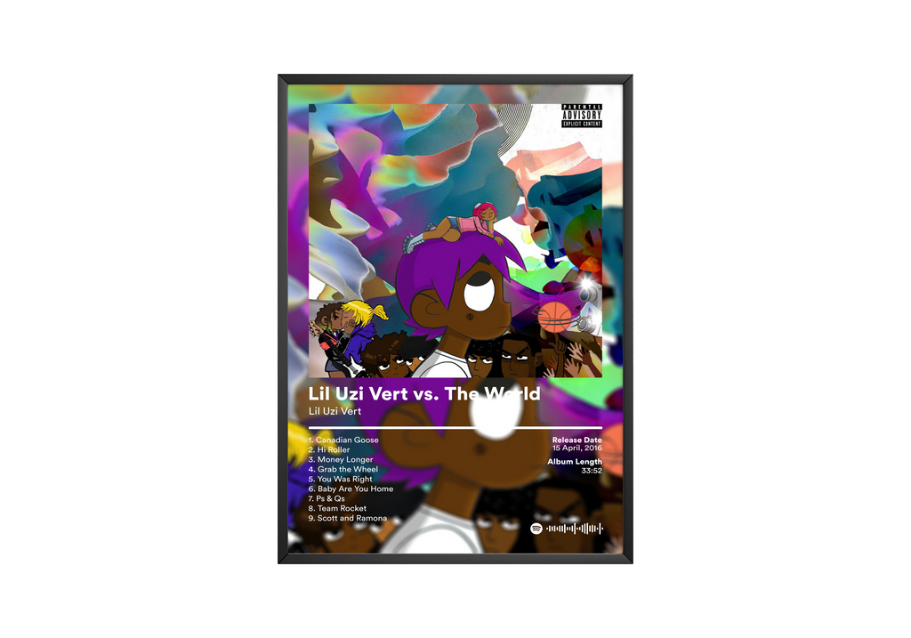 Lil Uzi Vert Vs. The World album cover poster print wall art decor