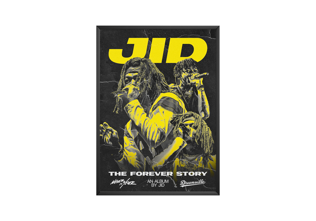 JID The Forever Story Collage  | Unframed Bedroom Wall Art album cover poster print wall art decor