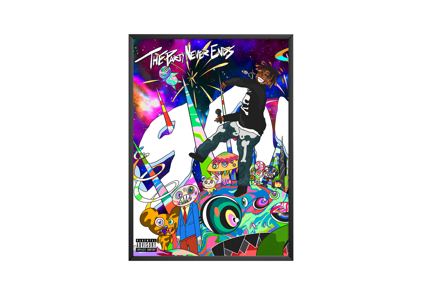 Juice WRLD Juice Wrld The Party Never Ends  1 album cover poster print wall art decor