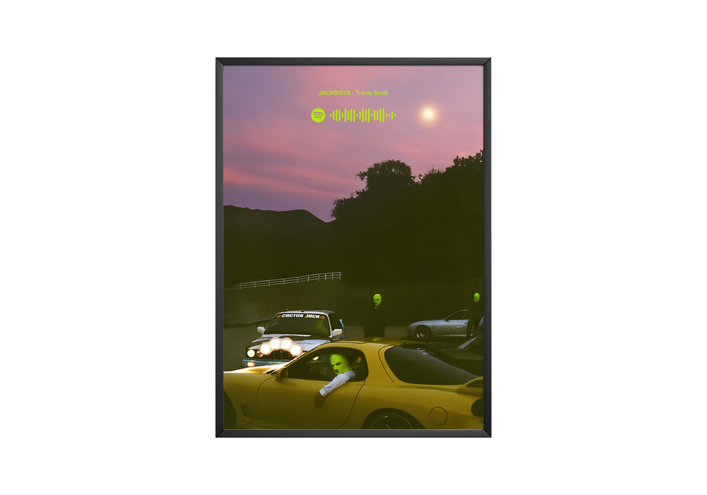 Travis Scott JACKBOYS  | Unframed Bedroom Wall Art album cover poster print wall art decor