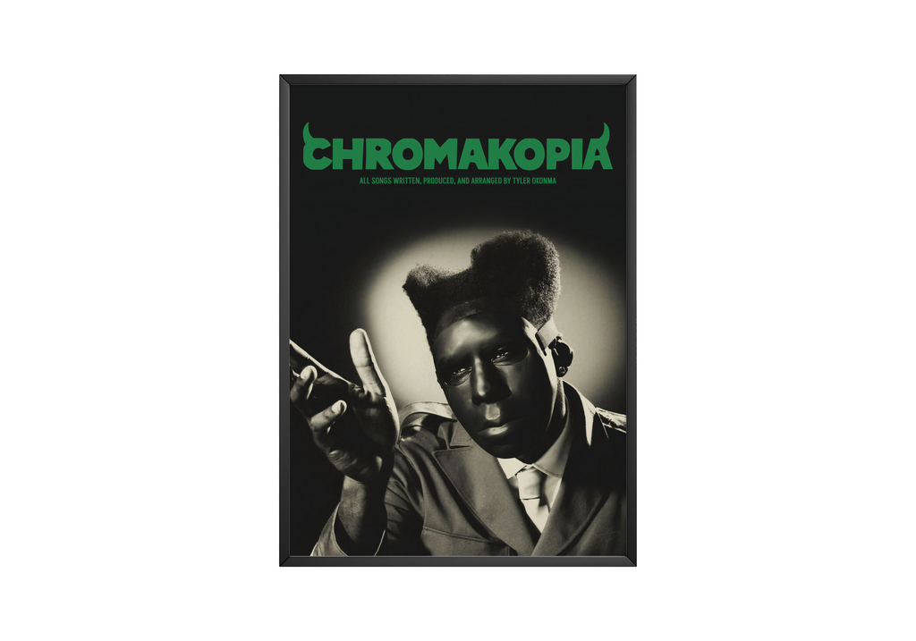 Tyler The Creator Chromakopia Portrait  | Unframed Bedroom Wall Art album cover poster print wall art decor