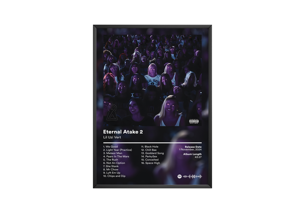 Lil Uzi Vert Eternal Atake 2 album cover poster print wall art decor