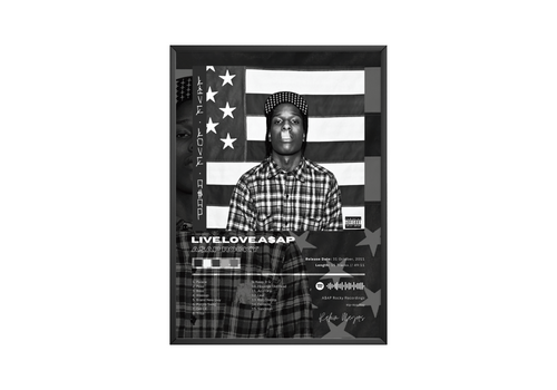 A$AP Rocky Live Love A Ap album cover poster print wall art decor