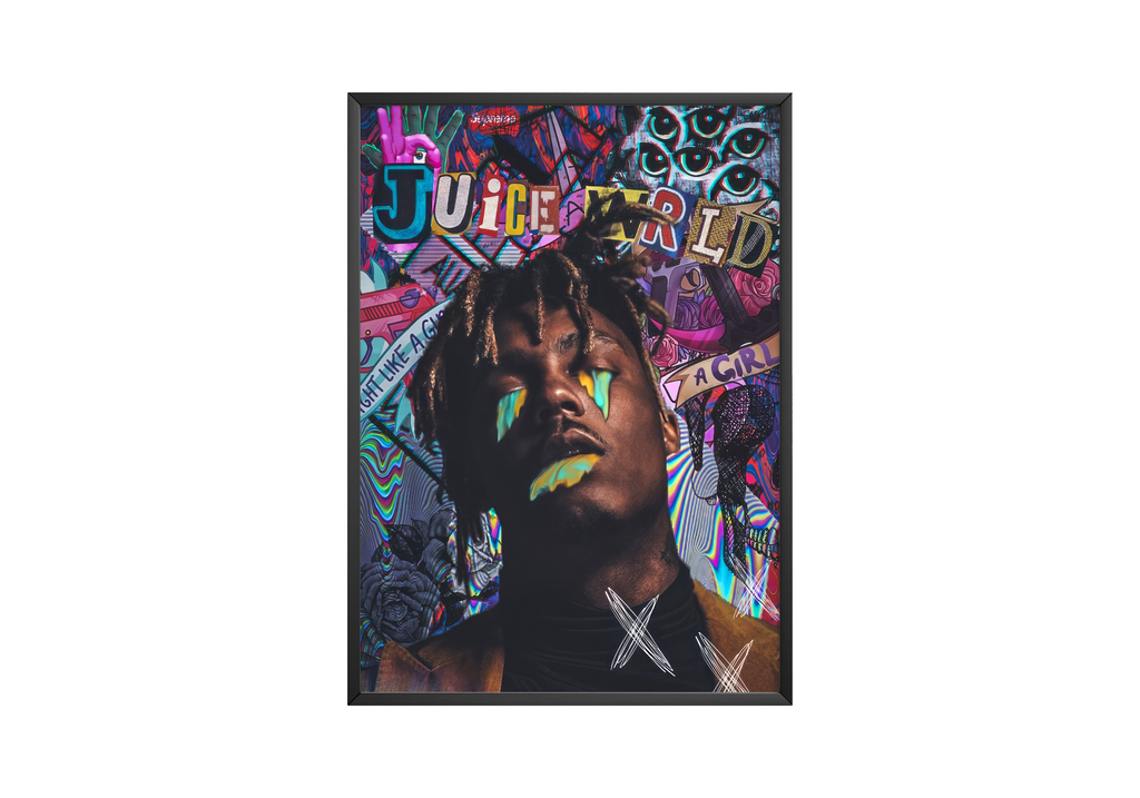 Juice WRLD Paint album cover poster print wall art decor