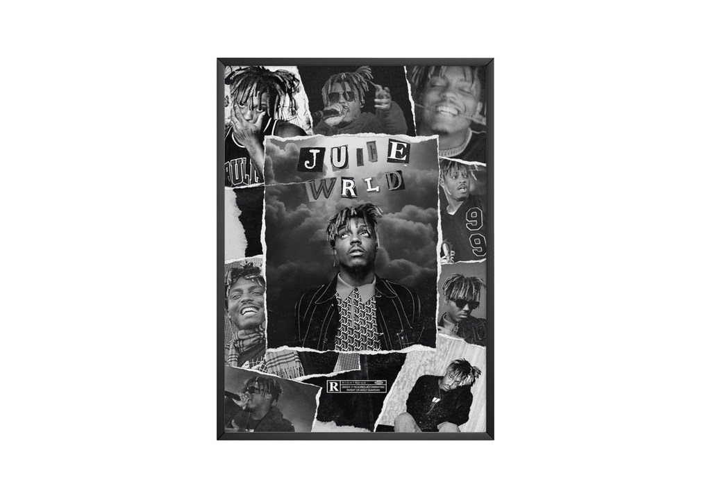 Juice WRLD Montage album cover poster print wall art decor