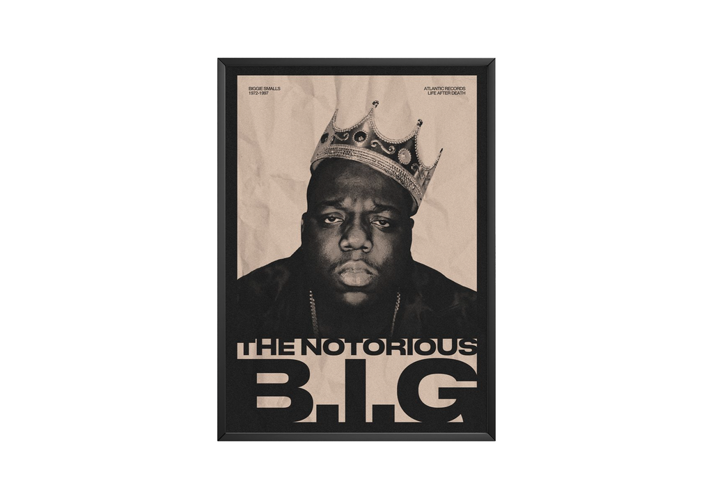 The Notorious B.I.G. Life After Death 25th Anniversary  | Unframed Bedroom Wall Art album cover poster print wall art decor