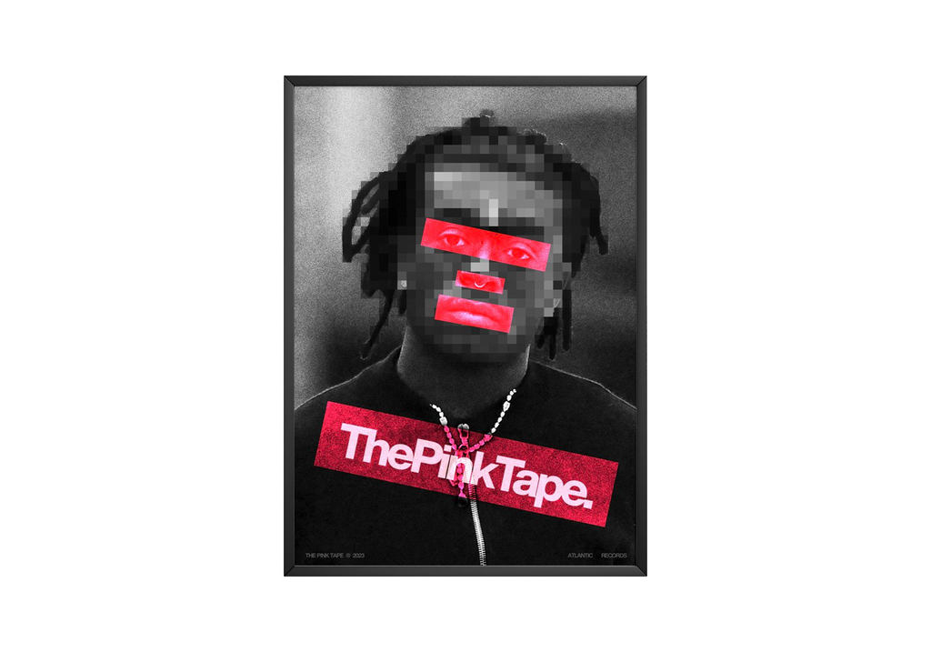 Lil Uzi Vert Red Pink Tapes album cover poster print wall art decor