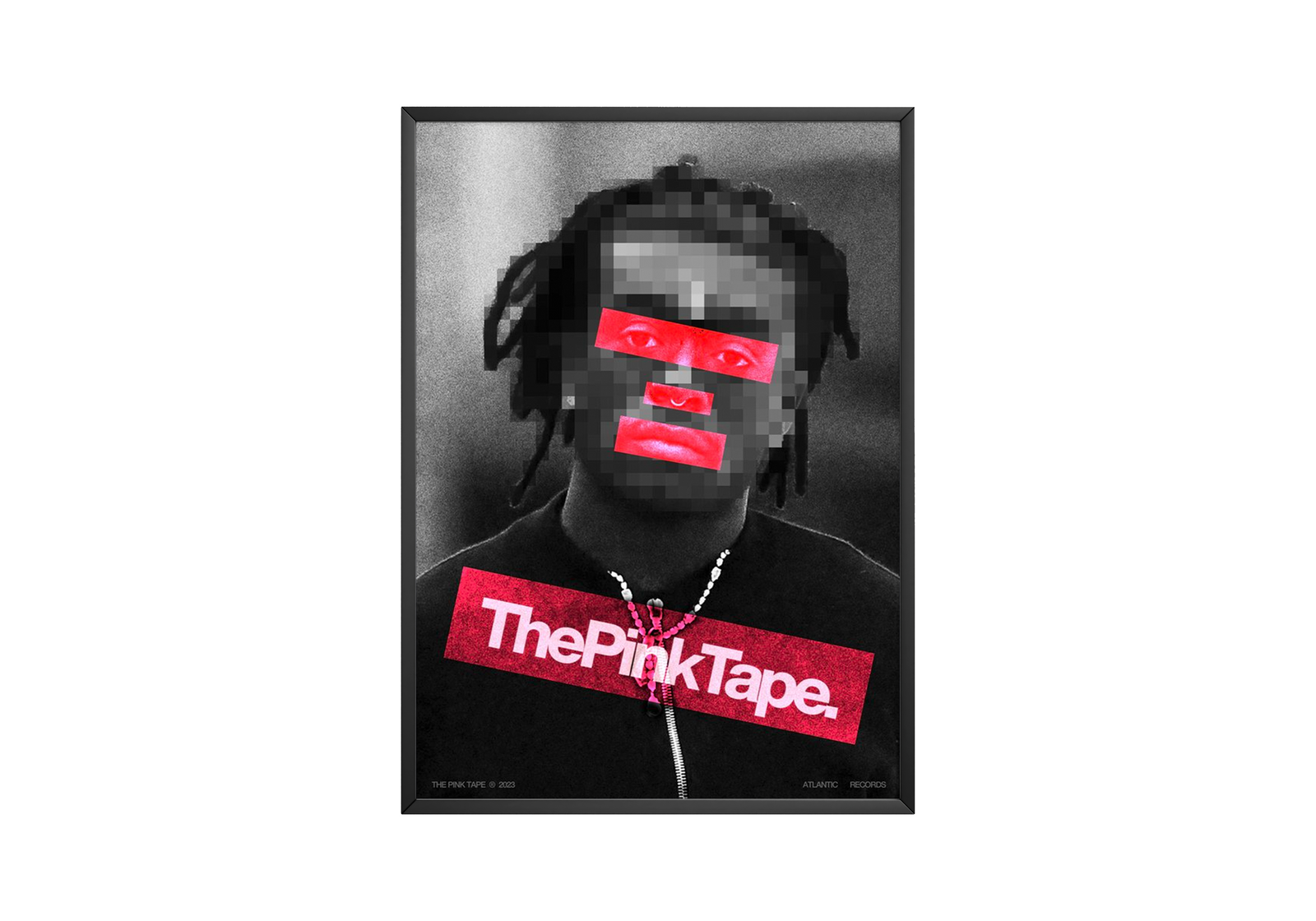 Lil Uzi Vert Red Pink Tapes album cover poster print wall art decor