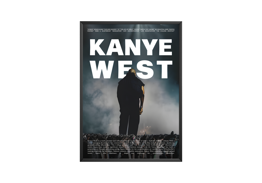 Kanye West Portrait Performance  | Unframed Bedroom Wall Art album cover poster print wall art decor