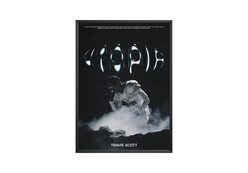 Travis Scott Utopia Performance  | Unframed Bedroom Wall Art album cover poster print wall art decor