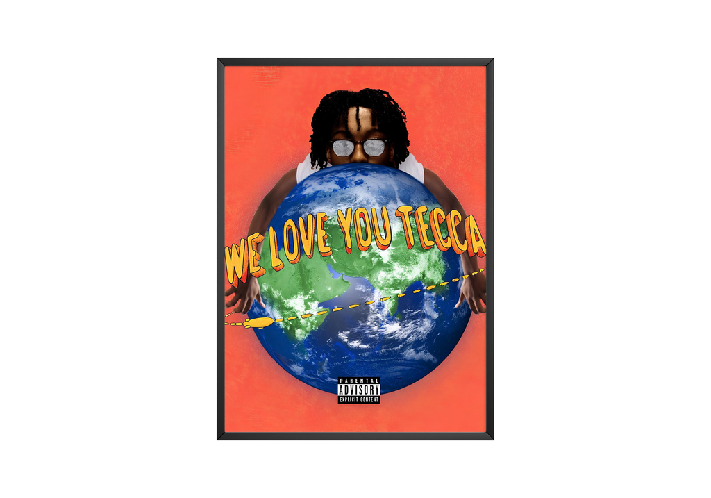 Lil Tecca We Love You Tecca   | Unframed Bedroom Wall Art album cover poster print wall art decor