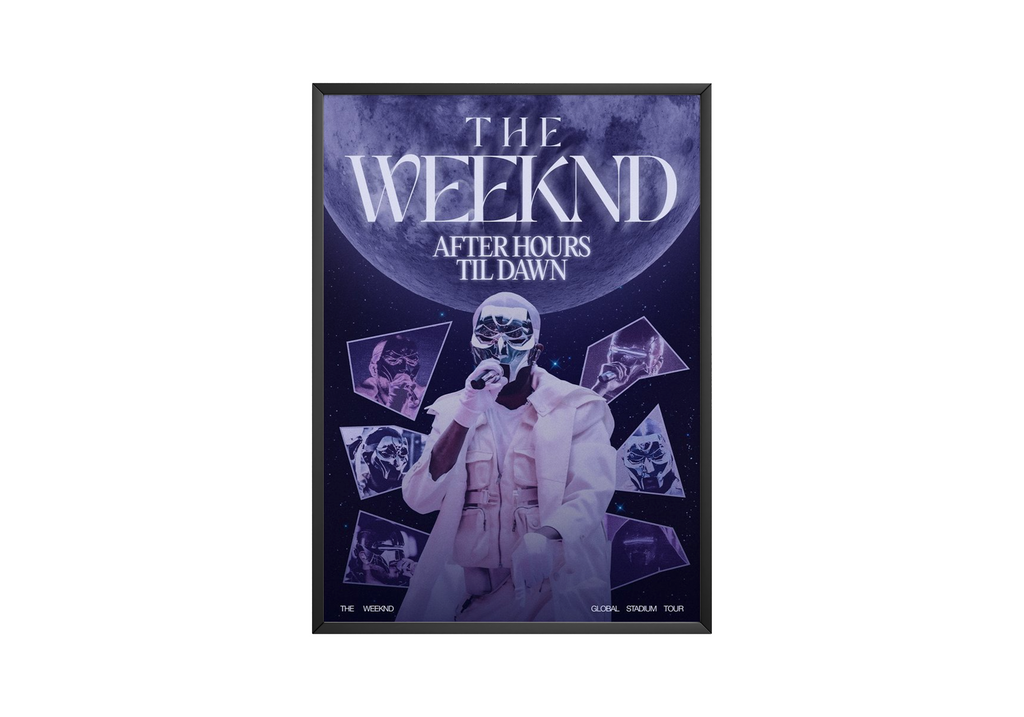 The Weeknd After Hours Til Dawn Moon  | Unframed Bedroom Wall Art album cover poster print wall art decor