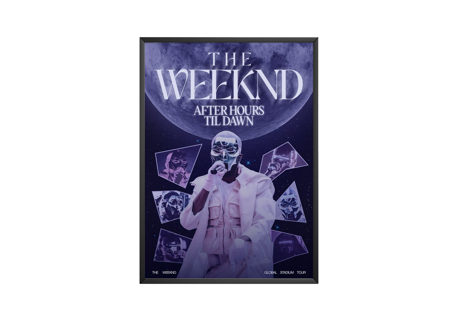 The Weeknd After Hours Til Dawn Moon  | Unframed Bedroom album cover poster print wall art decor