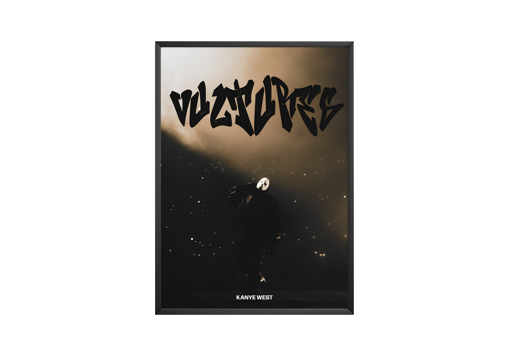 Kanye West Vultures Era  | Unframed Hip Hop Wall Art album cover poster print wall art decor