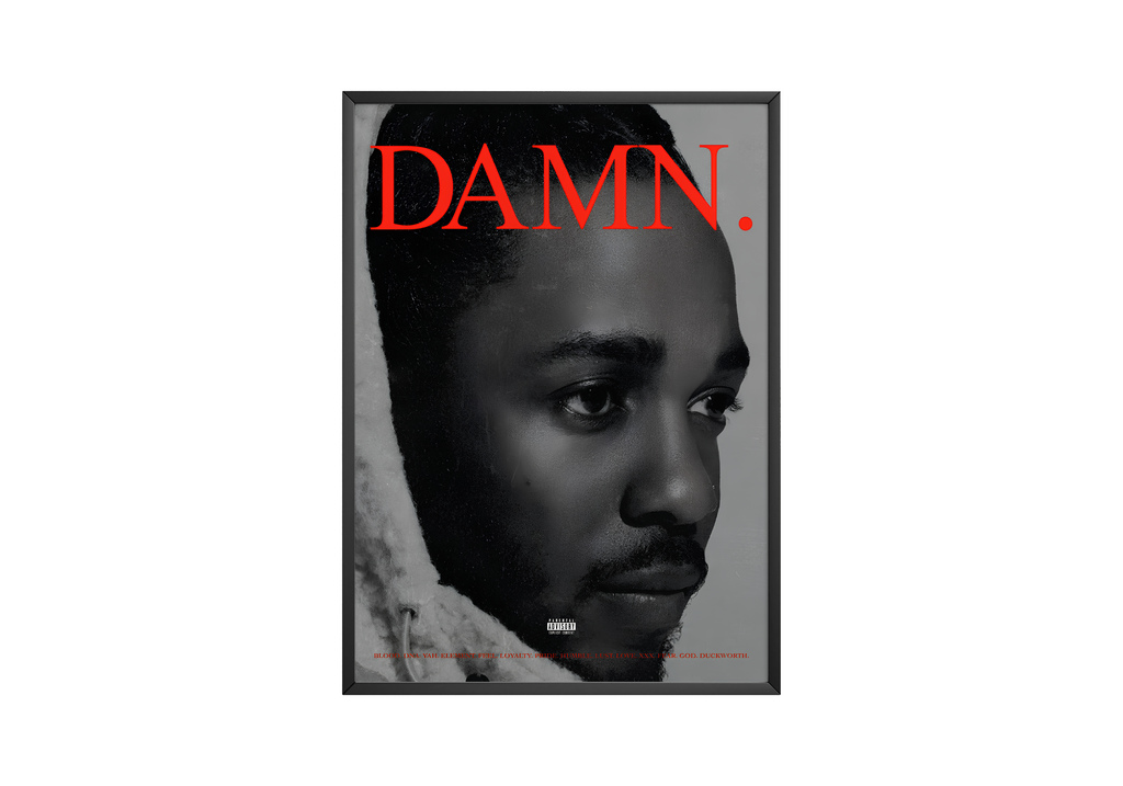 Kendrick Lamar DAMN Focus album cover poster print wall art decor