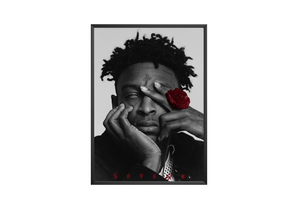 21 Savage - Rose album cover poster print wall art decor