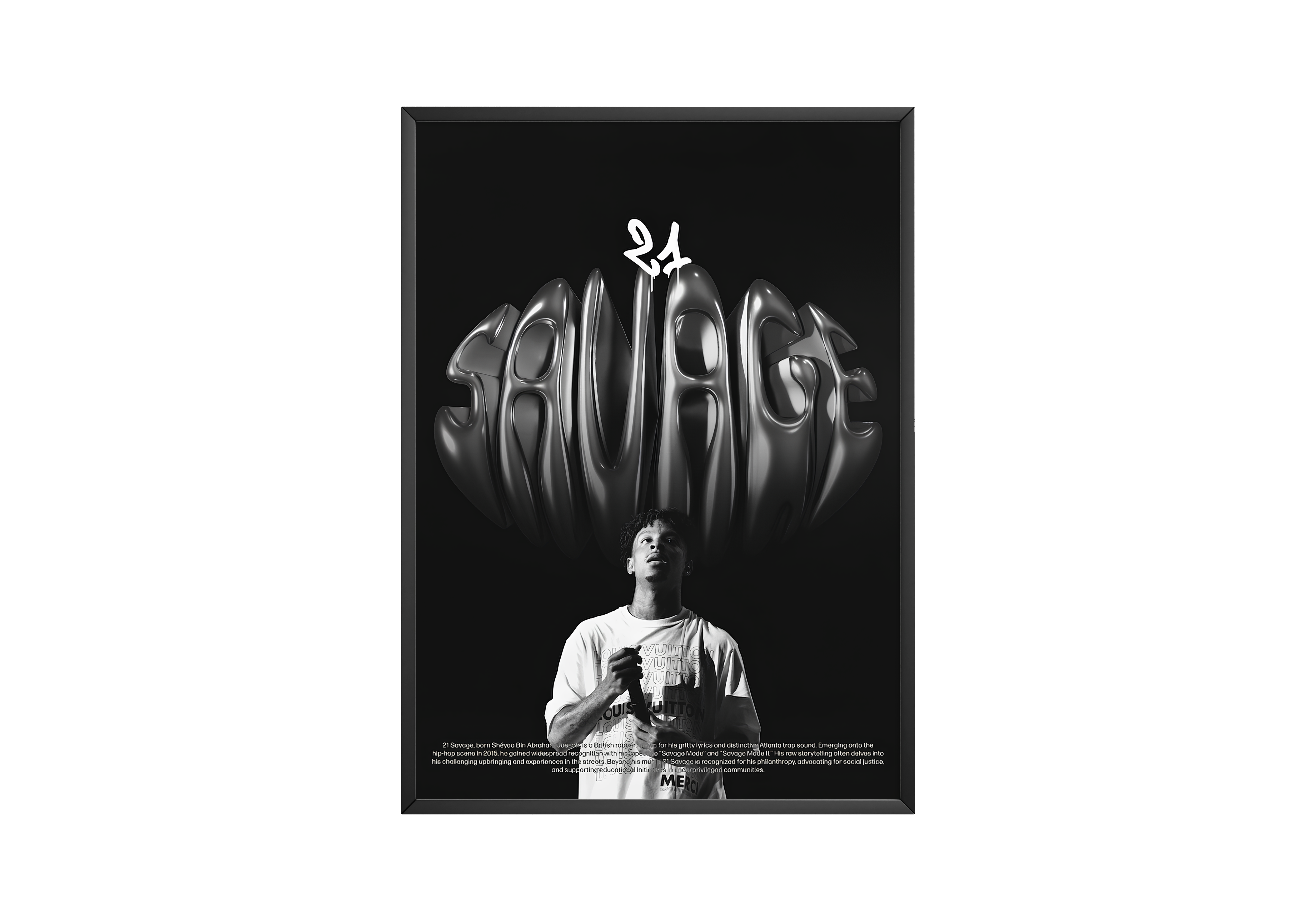 21 Savage 'Chronicle' Poster poster wall art print room decor